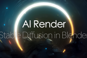 Blender人工智能一键渲染插件Stable Diffusion