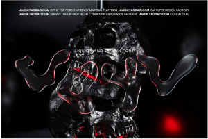 未来赛博朋克科幻地下小众酸性扭曲液体抽象艺术海报服饰标题设计PSAI英文字体安装包 Joyl – l