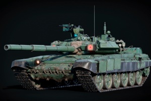 T-90A MBT坦克高精细3D模型，有fbx、max、obj三种格式，带贴图