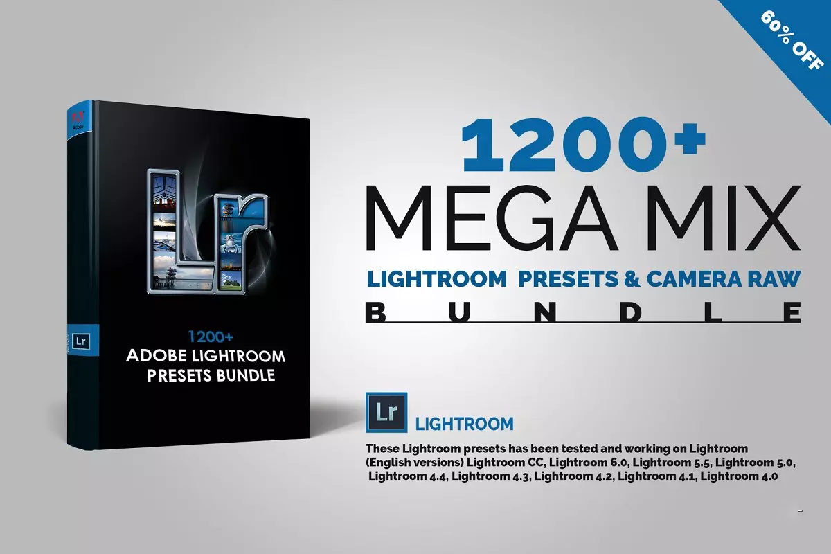 1200多个完美的Lightroom Lr 摄影模板以及完整的预设包