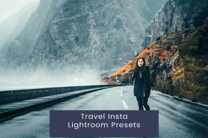 5款INSTA时尚旅行电影风光摄影后期人像Lightroom预设