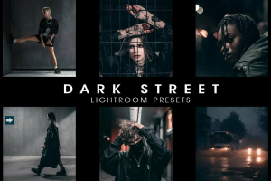 10款夜景街拍黑暗电影质感摄影后期调色Lightroom预设