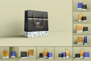 10款高品质商城购袋物手提袋设计展示贴图PSD样机模板合集