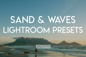 7款旅拍风光日落沙海浪滩风光人像摄影后期调色Lightroom预设