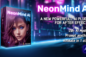 AE插件人工智能NeonMind AI，与Stable Diffusion无缝连接，win和mac 1160期