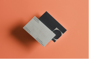 时尚商务个人名片卡片设计展示效果图PS贴图样机模板素材