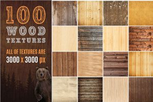 100款真实质感的木质背景纹理JPG素材打包下载
