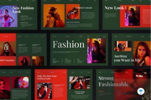 时尚品牌营销策划演示文稿设计keynote模板
