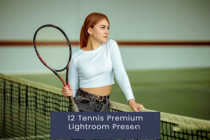 高级网球运动人像旅拍摄影后期调色Lightroom预设