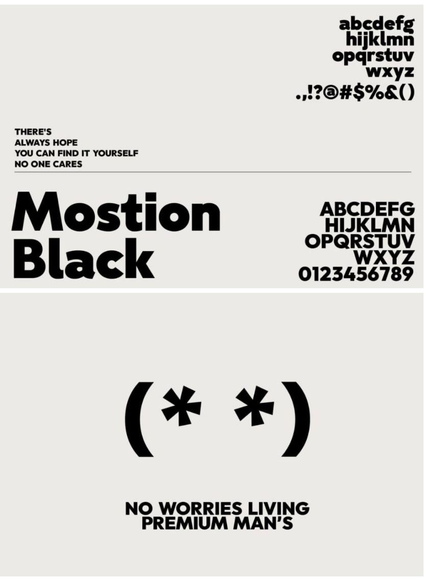 现代时尚几何风动感杂志海报标题排版LOGO徽标设计无衬线英文字体_琦美素材库，让您的设计少走弯路~