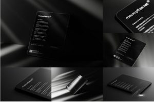 10款工业风暗黑苹果iPad Pro屏幕作品集设计展示效果图PSD样机