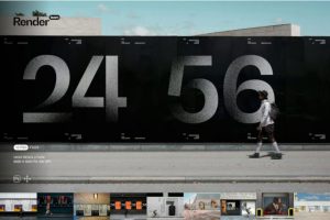 10款时尚城市街头商场广告牌楼盘围挡海报设计展示效果图PSD样机模板