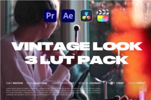 LUTs预设 复古电影美学视频颜色分级调色