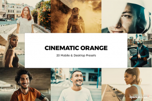 橙色活力电影音乐摄影后期Lightroom预设及电影调色LUT预设