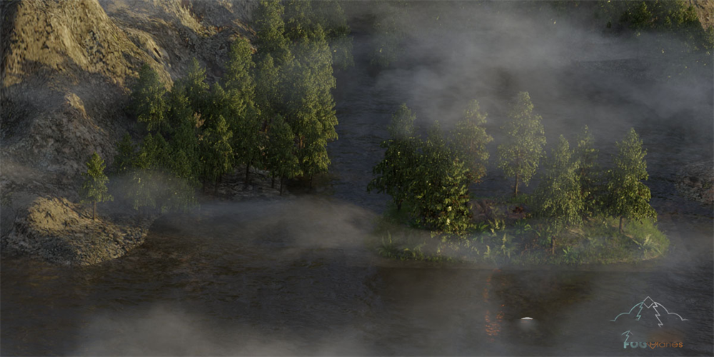 实用Blender插件!Fog Planes 1.01,30种场景烟雾预设3D雾气材质体积_琦美素材库,让您的设计少走弯路~