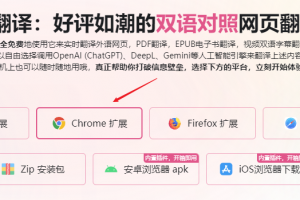超好用的浏览器扩展翻译插件，沉浸式翻译