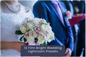 12组现代复古电影婚礼博主摄影照片调色Lightroom预设