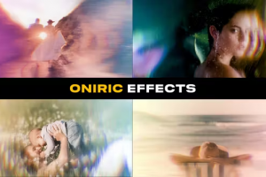 PR模板-56种迷幻梦境眩光效果Oniric回忆幻想特效叠加动画元素