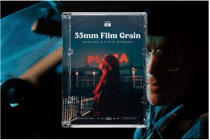 复古35mm电影胶片颗粒感灰尘划痕纹理叠加视频背景图片素材套装