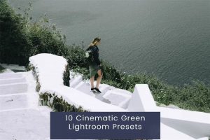 复古电影绿色风景旅拍摄影后期调色Lightroom预设