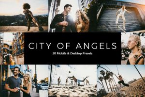 天使之城繁华都市摄影后期Lightroom预设及电影调色LUT预设