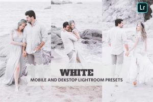 白色美学明亮婚礼旅拍摄影后期调色Lightroom预设