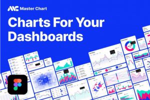 风格化Dashboard后台大数据统计分析可视化报表信息图表设计Figma模板