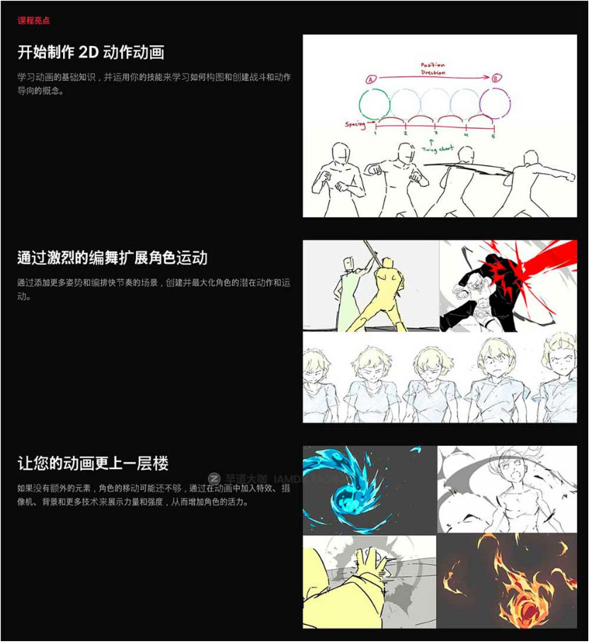 大师课程 创建2D打斗场景动画制作视频教程_琦美素材库,让您的设计少走弯路~