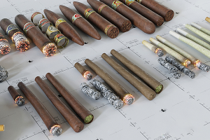 Blender香烟雪茄3D模型资产预设 Cigars Cigarettes Joints Blunts and Ashtrays