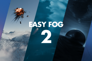 Blender插件 Alt Tab Easy Fog 2 一键添加38种雾场特效体积灯光雾