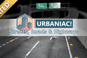 Blender街道高架桥道路资产 Urbaniac! Street Roads & Highways v3.00