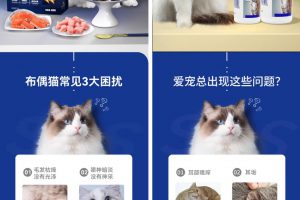 56套 宠物猫猫狗狗用品电商产品详情长图模板PSD设计素材~1350期