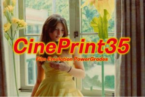 CinePrint35 复古柯达_富士16MM_35MM胶片模拟电影美学色彩分级调色达芬奇节点+LUT预设