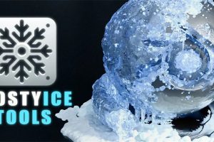 【Blender插件】Frostyice Tools Pro 1.0.1一键冰雪霜冻冬季积雪仙境