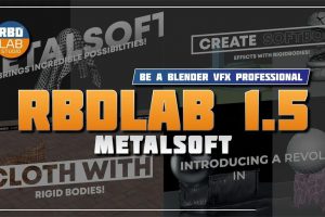 【Blender插件】RBDlab 1.56 物理破碎爆炸断裂刚体烟雾模拟 RBD lab