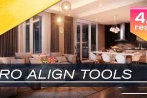 【Blender插件】Pro Align Tools 2.1.10 批量对齐物体枢轴对象