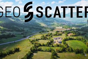 【Blender插件】Geo-Scatter 5.50 Pro 一键散布植物代理资产库