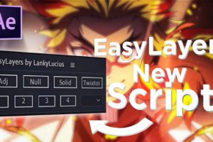 修复Twixtor扭曲插件_更改EasyLayers脚本设置及其使用视频教程