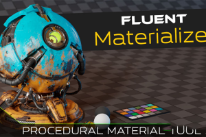 【Blender插件】Fluent Materializer 1.90 一键磨损划痕污垢水渍材质