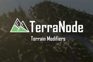 【Blender插件】Terranode 1.4 地形几何节点山川道路河流地编创建