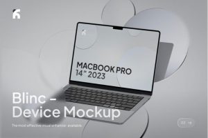 高级灰背景网站web ui设计Ps展示效果图苹果MacBook Pro笔记本电脑贴图样机