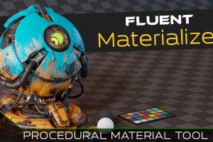 【Blender插件】Fluent Materializer 1.12.1 磨损划痕污垢水渍材质