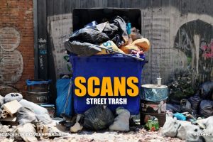 Blender现代城市街头废墟3D模型街头垃圾脏乱环境道具扫描资产FBX模型