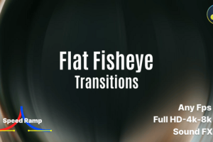 达芬奇模板-40款专业极简鱼眼变形动态效果特效视频转场过渡预设