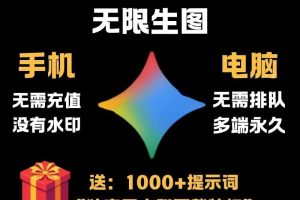 谷歌Gemini无限会员出图即梦海螺Mj绘图不限量文生图ai视频生成~1492期