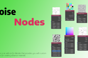 【Blender插件】Noise Nodes v0.7.0 创建高级材质的自定义节点