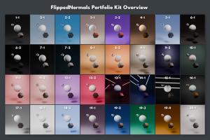 Blender场景灯光渲染效果资产预设写实风格化通用功能渲染效果控制
