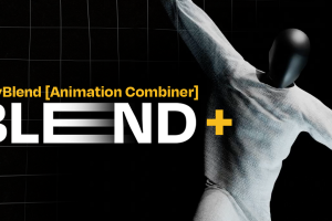 【Blender插件】Polyblend – Easy Animation Blender V1.1 动作融合