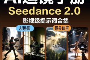 AI运镜镜头电影视级提示词视频教程AI制作短视频快速入门全解析~1518期