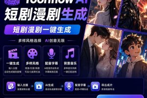 AI短剧漫剧生成工具AI全自动出片小白做视频神器Toonflow升级版来了~1598期